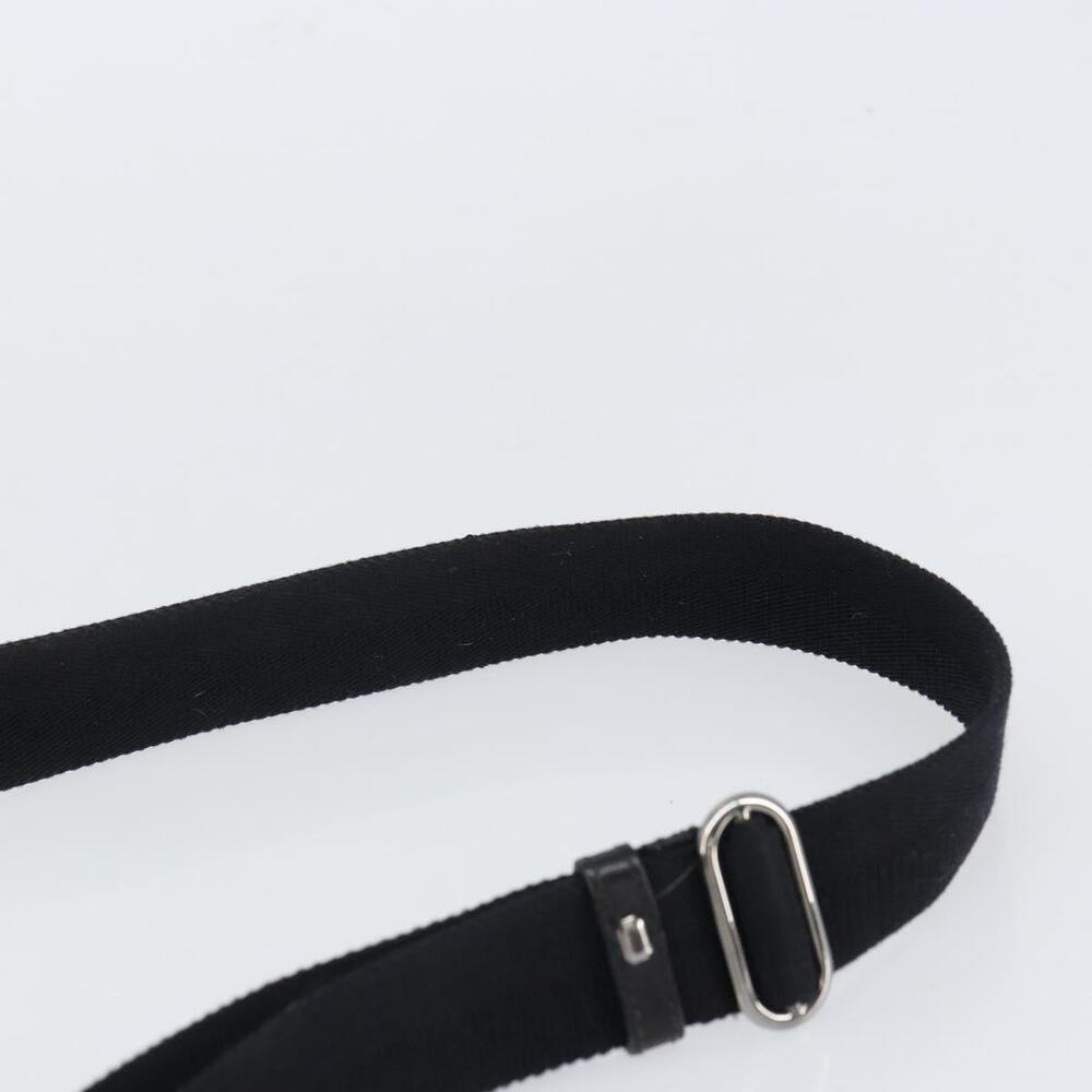 GUCCI GG Canvas Shoulder Bag Black Silver 145857 Auth 163305 - Picture 14 of 16